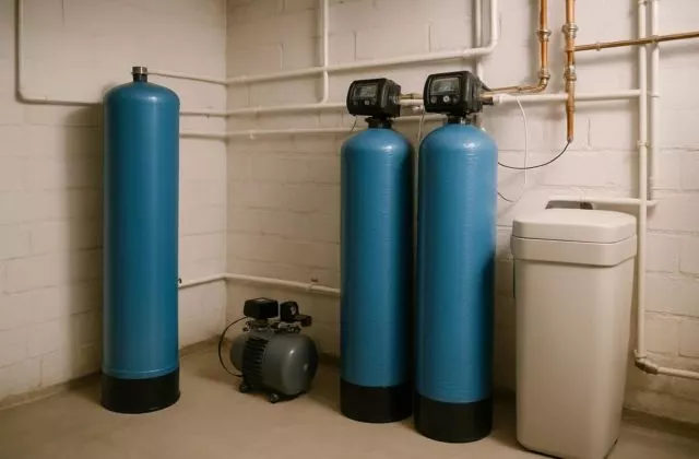 Аэрационная колонна в системе водоочистки
